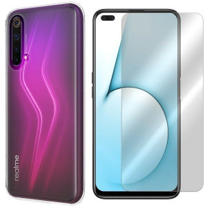 Etui Do Realme X50 Pokrowiec Case 0.3mm + Szkło