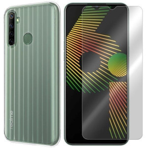 Etui Do Realme 6i Pokrowiec Case 0.3mm + Szkło 9h