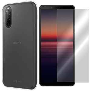 Etui Do Sony Xperia 10 Ii Pokrowiec 0.3mm + Szkło