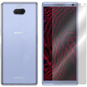 Etui Do Sony Xperia 10 Pokrowiec 0.3mm + Szkło