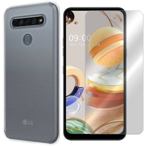 Etui Do Lg K61 Pokrowiec Obudowa 0.3mm + Szkło 9h