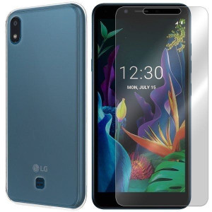 Etui Do Lg K20 2019 Case Pokrowiec 0.3mm +szkło 9h