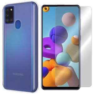 Etui Do Samsung Galaxy A21s Sm-a217 0.3mm + Szkło