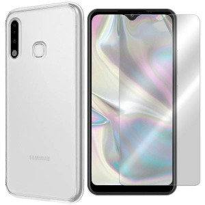 Etui Do Samsung Galaxy A70e Pokrowiec 0.3mm +szkło