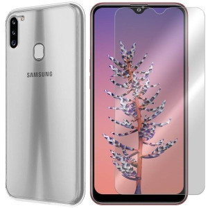 Etui Do Samsung Galaxy A21 Sm-a215 0.3mm + Szkło