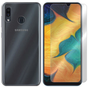 Etui Do Samsung Galaxy A30 Sm-a305 0.3mm +szkło 9h