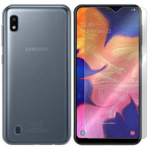 Etui Do Samsung Galaxy A10 Sm-a105 0.3mm +szkło 9h