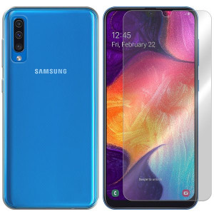 Etui Do Samsung Galaxy A50 Sm-a505 0.3mm + Szkło