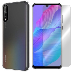 Etui Do Huawei Y8p Pokrowiec Obudowa 0.3mm + Szkło