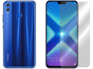 Etui Do Huawei Honor 8x Pokrowiec Tył 0.3mm +szkło