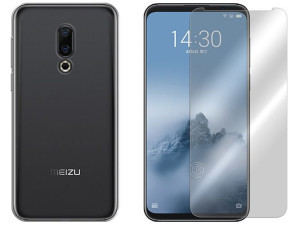 Etui Do Meizu 16 Plus Pokrowiec Case 0.3mm + Szkło