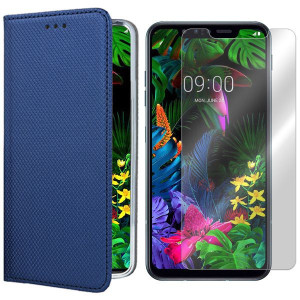 Etui Do Lg G8s Thinq Pokrowiec Case Magnet + Szkło