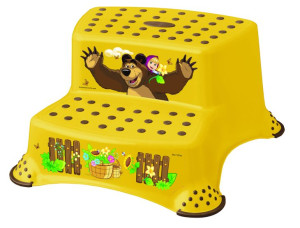 KEEEPER IGOR MASHA AND THE BEAR Podest dziecięcy dwustopniowy z funkcją ant