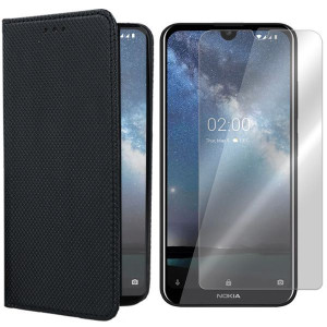 Etui Do Nokia 2.2 Pokrowiec Case Magnet + Szkło 9h
