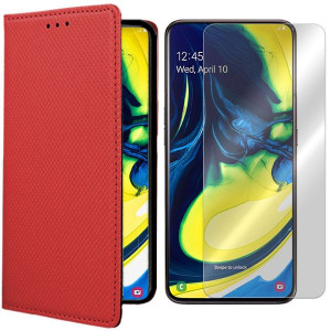 Etui Do Samsung Galaxy A80 Sm-a805 Magnet + Szkło