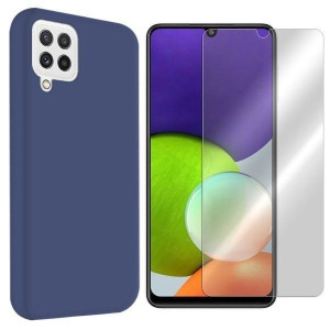 Etui Do Samsung Galaxy A22 4g Case Velvet + Szkło