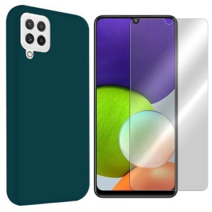 Etui Do Samsung Galaxy A22 4g Case Velvet + Szkło