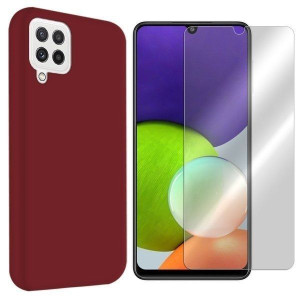 Etui Do Samsung Galaxy A22 4g Case Velvet + Szkło