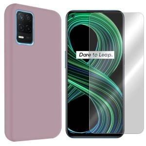 Etui Do Realme 8 5g Obudowa Case Velvet + Szkło 9h