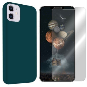 Etui Do Iphone 12 Pokrowiec Obudowa Velvet + Szkło