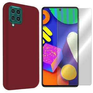 Etui Do Samsung Galaxy F62 Pokrowiec Velvet +szkło