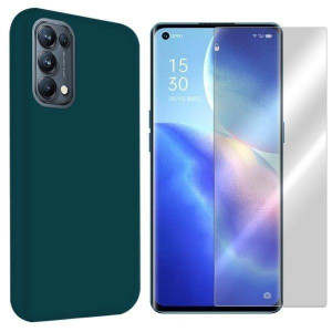 Etui Do Oppo Reno 5 Pro 5g Obudowa Velvet + Szkło