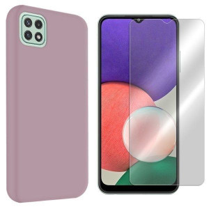 Etui Do Samsung Galaxy A22 5g Velvet + Szkło 9h