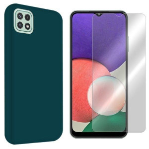 Etui Do Samsung Galaxy A22 5g Velvet + Szkło 9h
