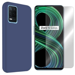 Etui Do Realme 8 5g Obudowa Case Velvet + Szkło 9h