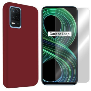 Etui Do Realme 8 5g Obudowa Case Velvet + Szkło 9h