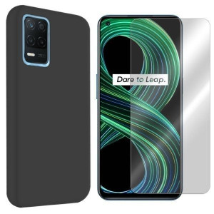 Etui Do Realme 8 5g Obudowa Case Velvet + Szkło 9h