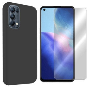 Etui Do Oppo Reno 5 5g Pokrowiec Velvet + Szkło 9h