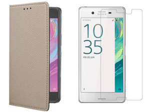 Sony Xperia X Performance Kabura Etui Case + Szkło