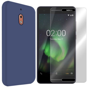 Etui Do Nokia 2.1 2018 Pokrowiec Velvet + Szkło