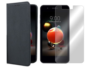 Lg K8 2018 Kabura Etui Futerał Pokrowiec + Szkło