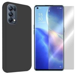 Etui Do Oppo Reno 5 Pro 5g Obudowa Velvet + Szkło