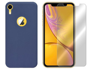 Etui Do Iphone Xr Pokrowiec Case Velvet + Szkło 9h
