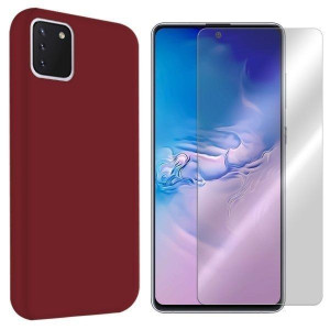 Etui Do Galaxy A91 Sm-a915 Case Velvet + Szkło