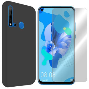 Etui Do Huawei P20 Lite 2019 Case Velvet + Szkło