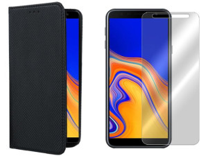 Etui Do Sam Galaxy J4+ Plus J415 Pokrowiec + Szkło