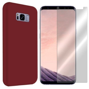 Sam Galaxy S8 Sm-g950 Etui Pokrowiec Velvet +szkło