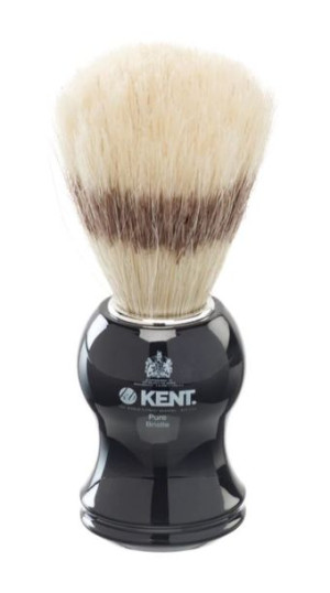 Kent pędzel do golenia VS60 BLK SOCKET,WHITE BRIS S/BRUSH
