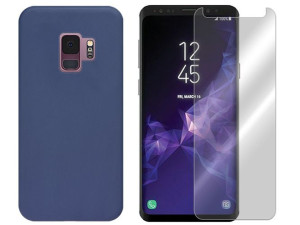 Sam Galaxy S9 Sm-g960 Etui Pokrowiec Velvet +szkło
