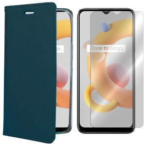 Etui Do Realme C20 Pokrowiec Magnetic + Szkło 9h