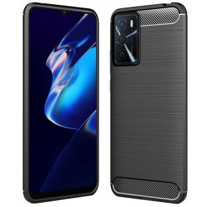 Etui Do Oppo A54s Pokrowiec Obudowa Case Karbon