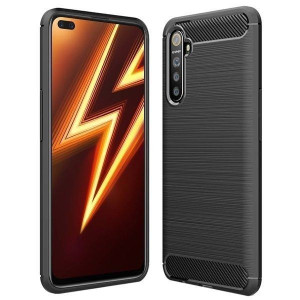 Etui Do Realme 6 Pro Pokrowiec Obudowa Case Karbon
