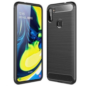 Etui Do Samsung Galaxy A11 A115 Pokrowiec Karbon