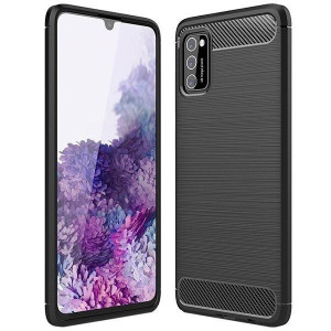 Etui Do Samsung Galaxy A41 A415 Pokrowiec Karbon