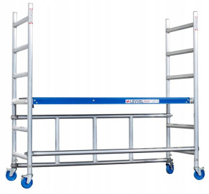 Rusztowanie aluminiowe jezdne LEVVEL SOLID 3 m