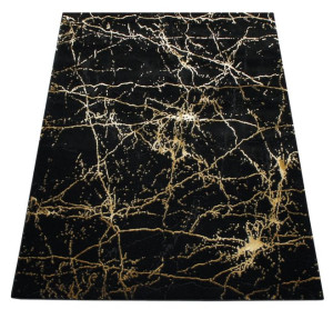 Dywan Elite 4355 marmur czarny / złoty 120x180 cm